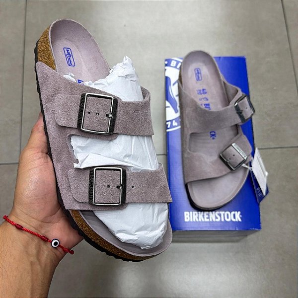 SANDÁLIA BIRKENSTOCK ARIZONA LAVENDER SKY