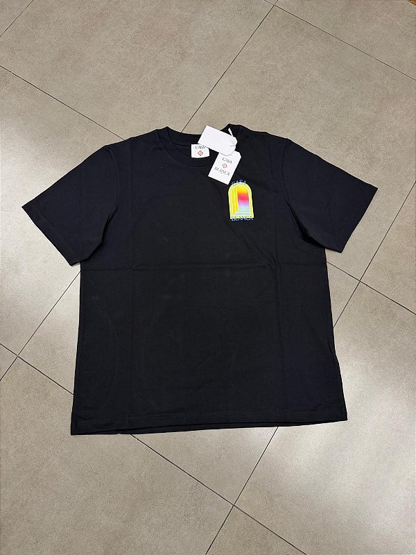 CAMISETA CASABLANCA L'ARCHE CLASSIC BLACK