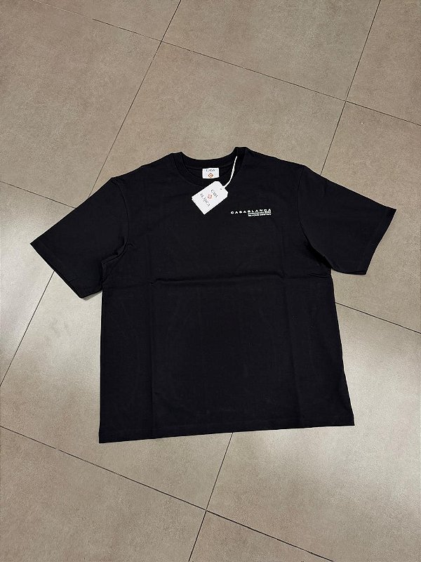 CAMISETA CASABLANCA OVERSIZED GLITCH ORCHID BLACK