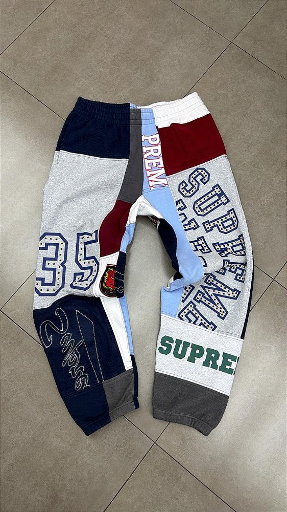 CALÇA SUPREME PATCHWORK NAVY
