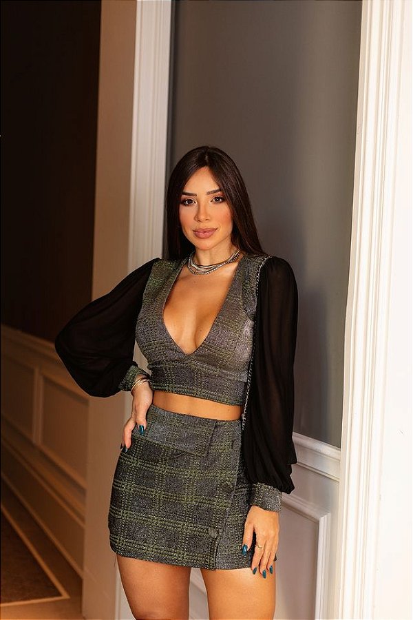 Conjunto Short Saia Yezzy