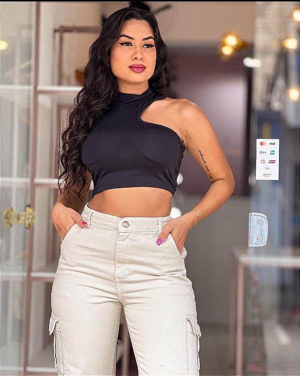 Calça Brim Cargo - Mega Abusada