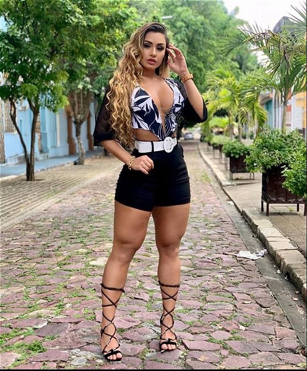 Macaquinho Barbara - com cinto