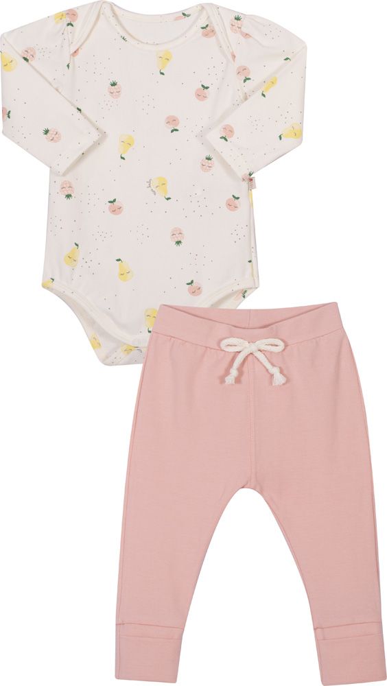 CONJUNTO BODY E CALCA FEMININA BEBE - 2470 - NINI E BAMBINI