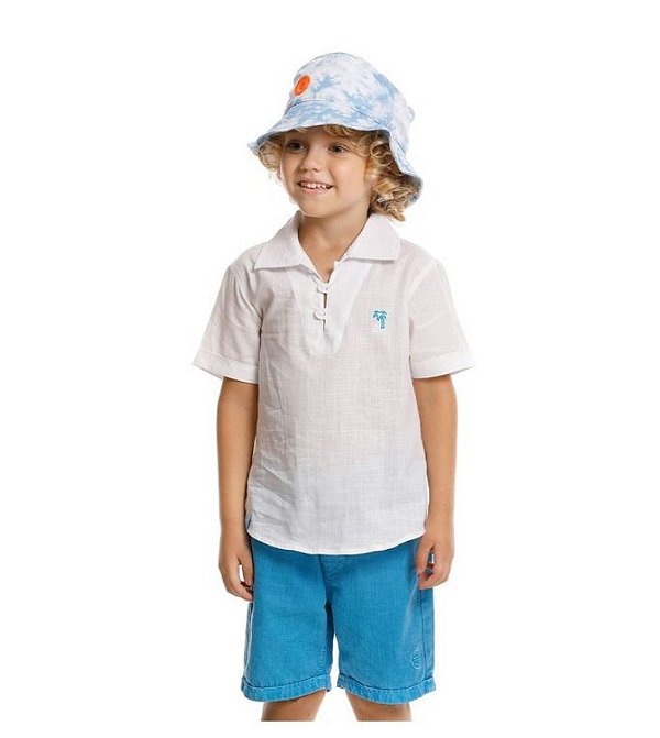 CONJUNTO BATA BIANCO COM BERMUDA 48240 BANANA DANGER