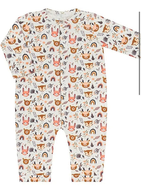 MACACAO LONGO CALCA BEBE CERVOS E RAPOSA 0629001 BABY GUT