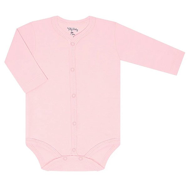 BODY BEBE MANGA LONGA ABERTURA FRONTAL 13110 TILLY