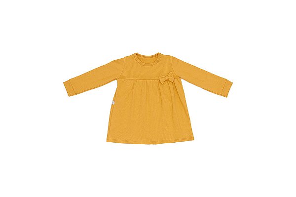 VESTIDO BASICO LACO AMARELO 0634000 BABY GUT