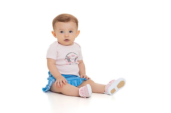 CONJUNTO BEBE BODY OU CAMISETA COM SAIA 0641000 BABY GUT