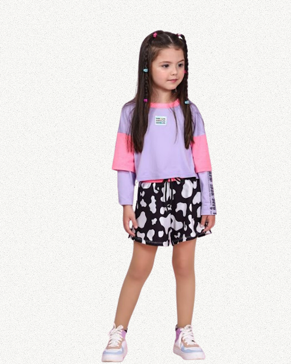 CONJUNTO FUN ESTAMPA ANIMAL PRINT