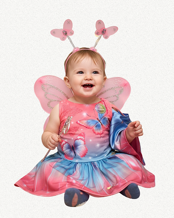 CONJUNTO INFANTIL FEMININO BORBOLETA ENCANTADA