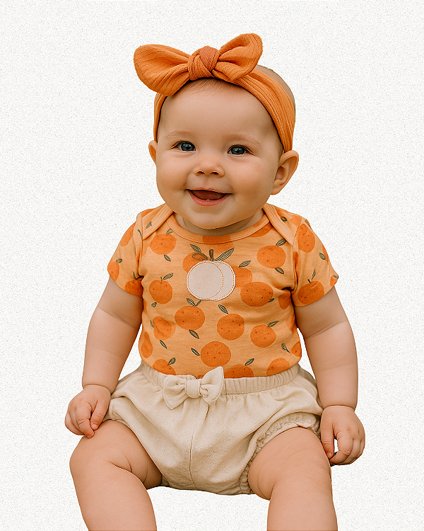 KIT BODY E SHORTS PESSEGOS