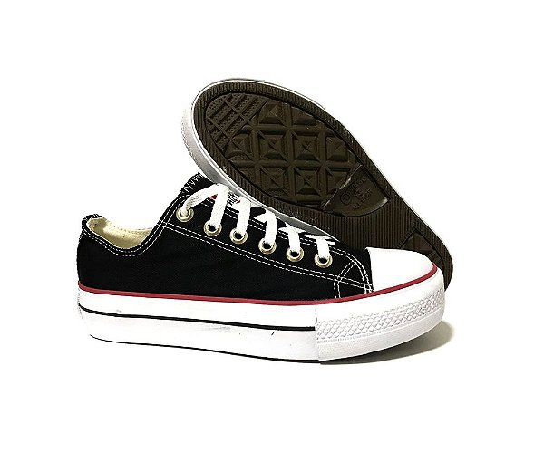 converse lona plataforma converse lona plataforma