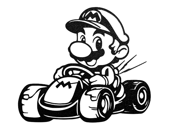 Placa Mario Carrinho