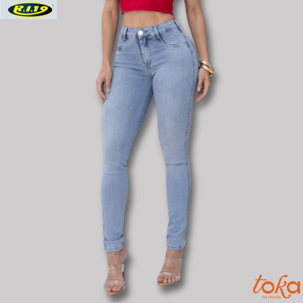 Calça Jeans Basica Clara 36/46 R.I.19