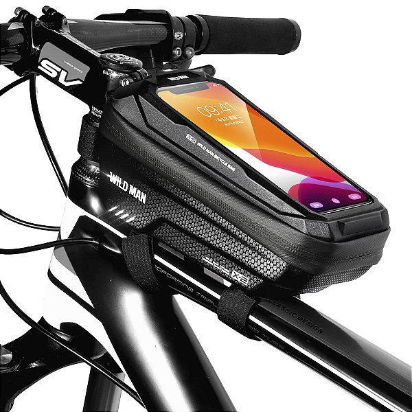 Bolsa de Quadro Celular Bike a Prova Dágua Premium - Wildman - Fluindo -  Loja de Bicicleta e Acessórios