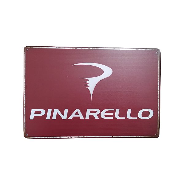 Placa Metálica Decorativa Ciclismo Vintage Bike Bicicleta 20x30mm - Pinarello