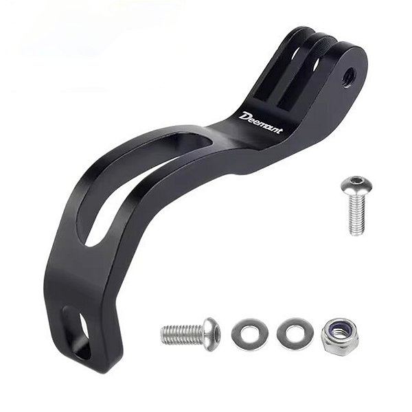 Suporte Curvado Câmera Lanterna Ajustável Ferradura Bike Speed MTB