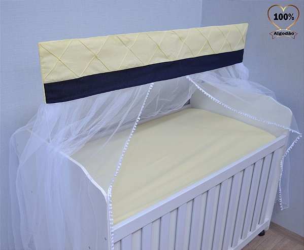 Mosquiteiro de varal amarelo