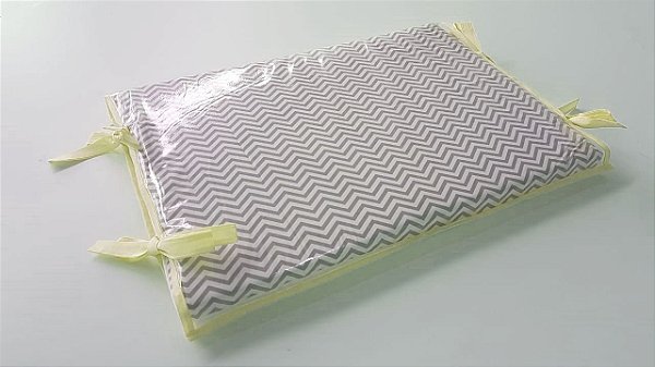 trocador chevron amarelo