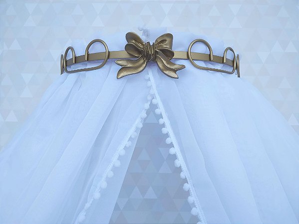 dossel laço com cortinado voil
