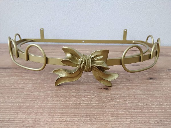 Dossel laço dourado