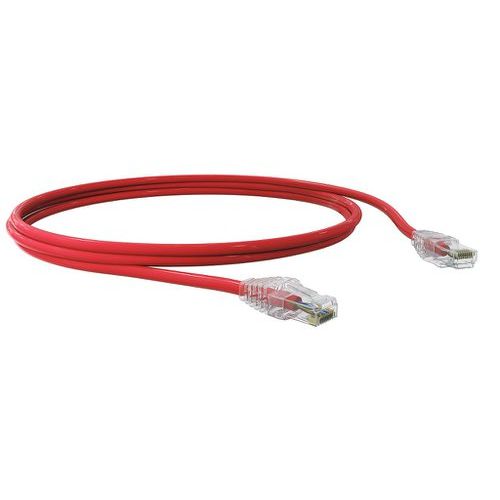 Patch Cord U/UTP Cat.6 CMX T568A/B 1.5M Vermelho 35123008 SOHOPLUS