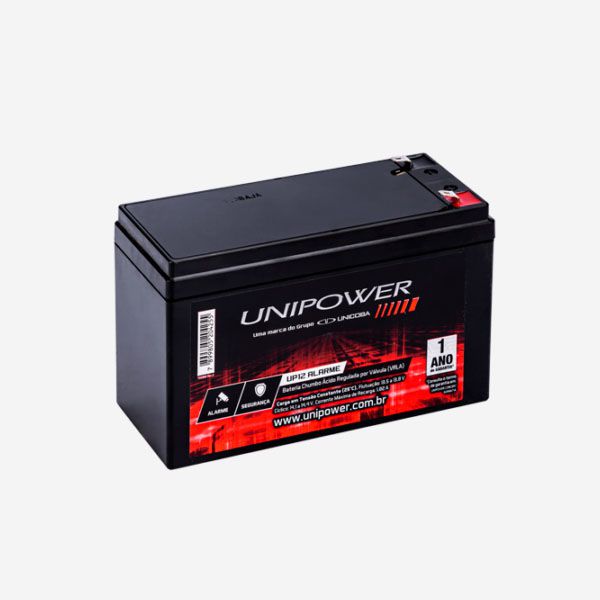 Bateria para Alarme 12V 4Ah UP12 ALARME 08K151 UNIPOWER
