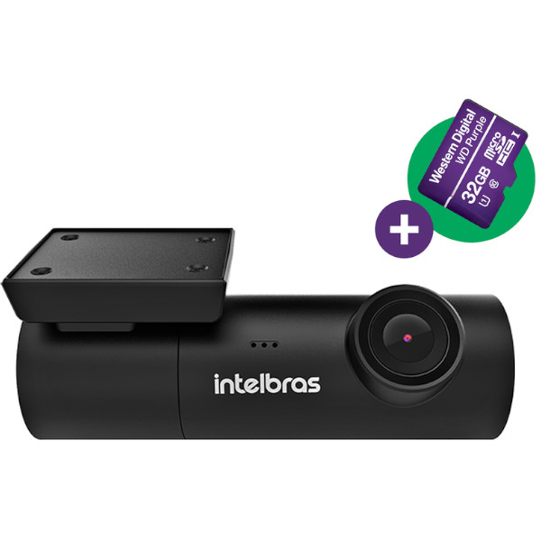 Camera Veicular Full HD Smart DC3102 C/ Cartao Micro SD 32gb 4561603 Intelbras