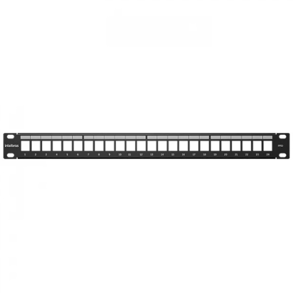 Patch Panel Descarregado 24 Portas PPD24 4770068 Intelbras
