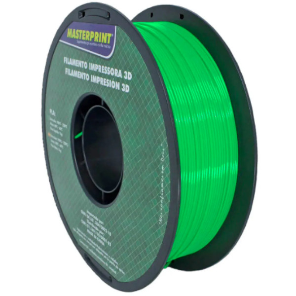 Filamento 3D PLA Verde Rolo 1KG (1.75mm) 231010006 MASTERPRINT