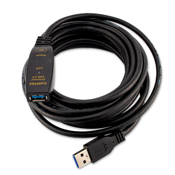 Cabo Extensor USB 3.0 5 metros AMAF5 com Amplificador de Sinal 28129373 COMTAC