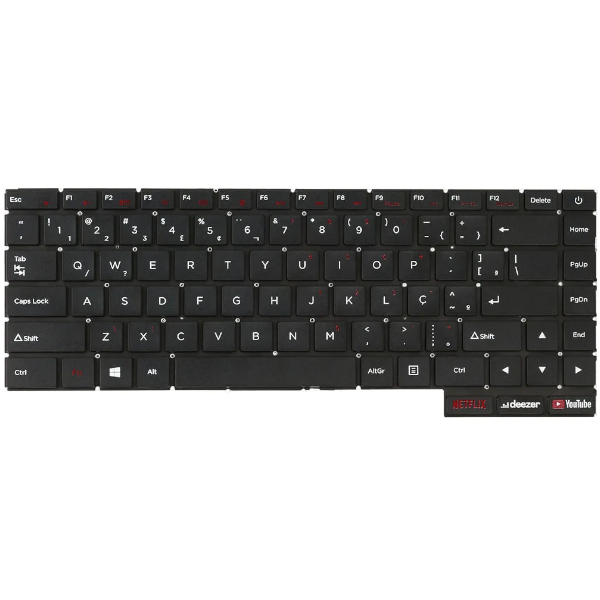 Teclado Para Notebook Positivo Motion C4500D KB-NAC-40