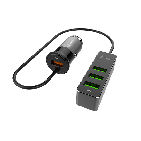 Carregador Veicular com 4 portas USB Quick Charge 3.0 3,4A UCV-Q430BK C3Tech