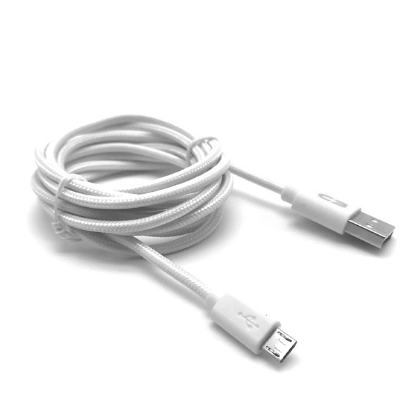 Cabo USB-Micro USB CB-M11WH Branco 1M 2A C3TECH