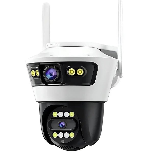 Câmera IP Wi-Fi Speed Dome TWG TW-9560 SD 2 Câmeras Full HD IP66 Auto Tracking