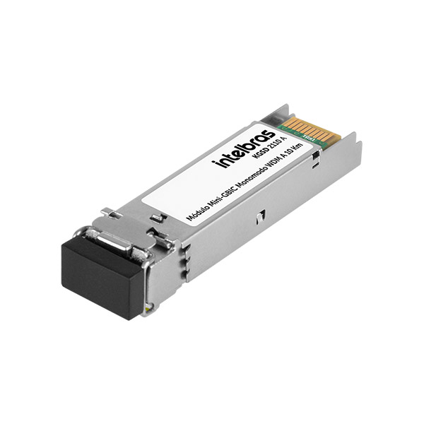 Módulo Mini-GBIC SFP Gigabit Intelbras KGSD 2110A 4780011 Monomodo WDM 10km LC