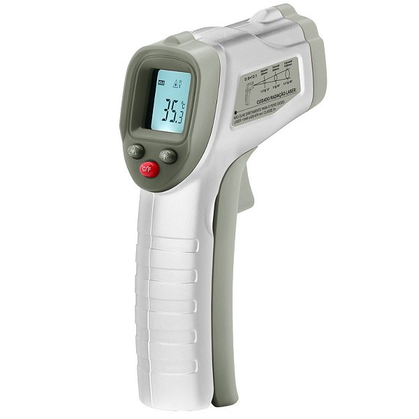 Termômetro Infravermelho Digital Hikari HT-400 21N279 com Mira a Laser