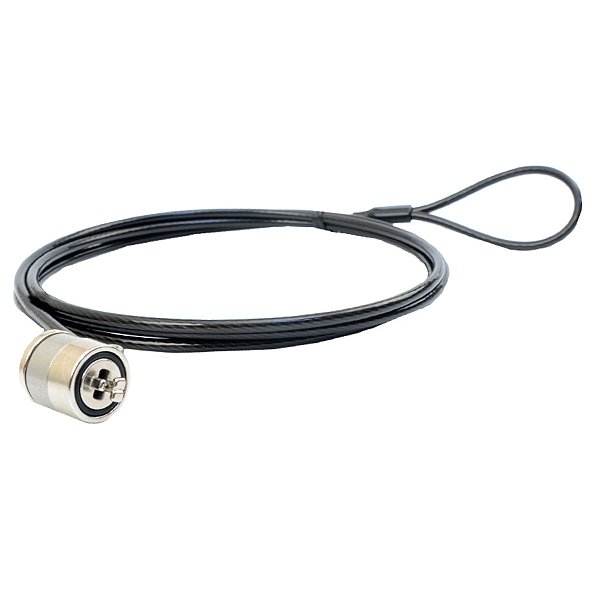 Cabo de Segurança com Chave C3Tech CS-30 Trava Notebook T-Bar