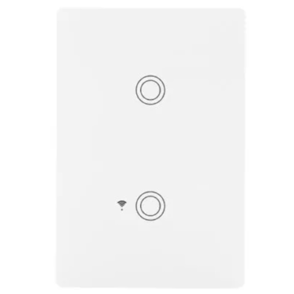 Interruptor Inteligente Touch 2 Teclas Branco Bivolt PA021561 Smart Link MARGIRIUS