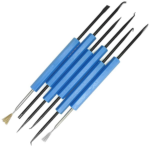Conjunto de Assistentes para Soldagem Hikari HK-151 6 Ferramentas 12 Pontas