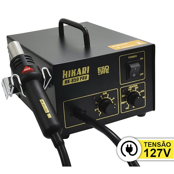 Estação de Retrabalho para SMD Analógica HK-850 PRO 127V 21Q006 Hikari