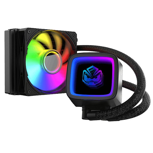 Water Cooler PCYes Tundra Black Vulcan ARGB 120mm WCTBK120