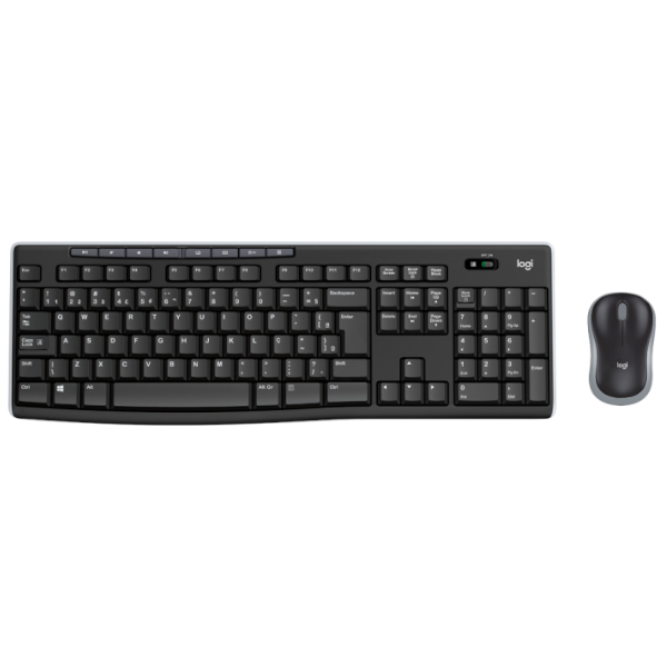Combo Teclado e Mouse sem Fio Logitech MK270 ABNT2 Pilhas Inclusas