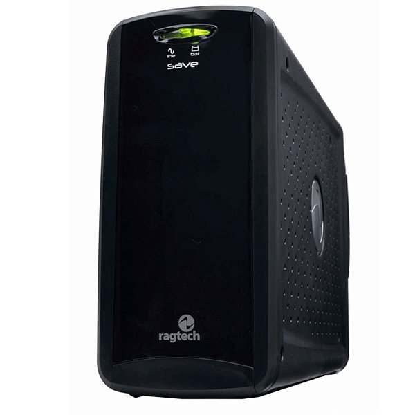 Nobreak Ragtech Save 600 Std-Ti Home Full Black 60hz Entrada 115-127/220v Saida 115v