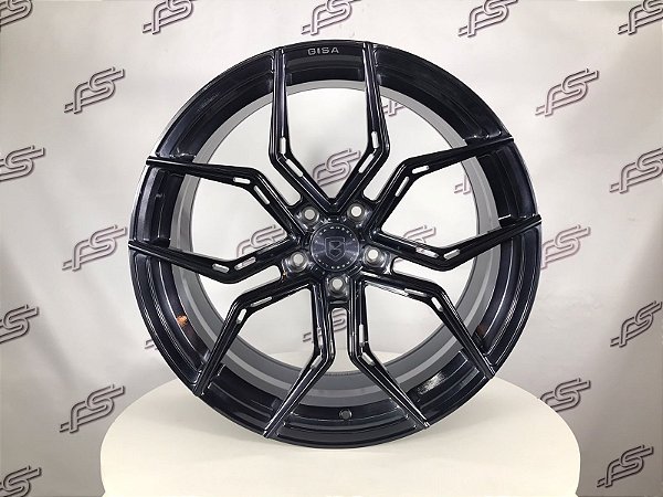 Jogo De Rodas Gisa Forged Preto Azulado 5x120 - 20x9 e 20x11