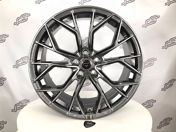 Jogo De Rodas Vittoria Leeds Cromo look 5x112 - 19x8,5 e 19x9,5