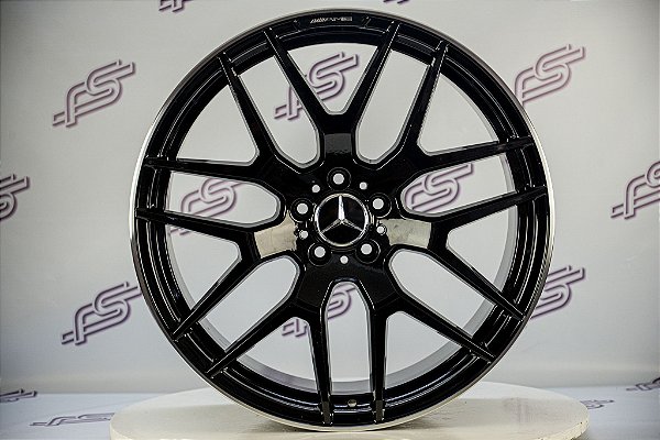 Jogo De Rodas Mercedes AMG Preto Brilhante 5x112 - 21x10