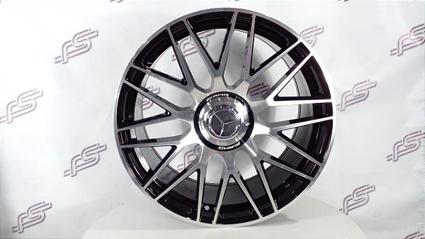 Jogo De Rodas Mercedes Amg GlS63 Cubo Rapido Preto Diamanatado 5x112 - 20x8,5 e 20x9,5