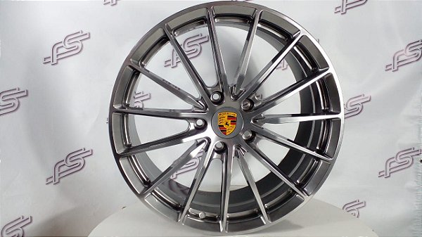 Jogo De Rodas Porsche Forged P/ 911/992 Cromo Loock 5x130 - 20X8,5 E 21x11,5